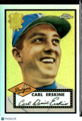 Carl Erskine 2002 Topps Chrome '52 Refractor Brooklyn Dodgers