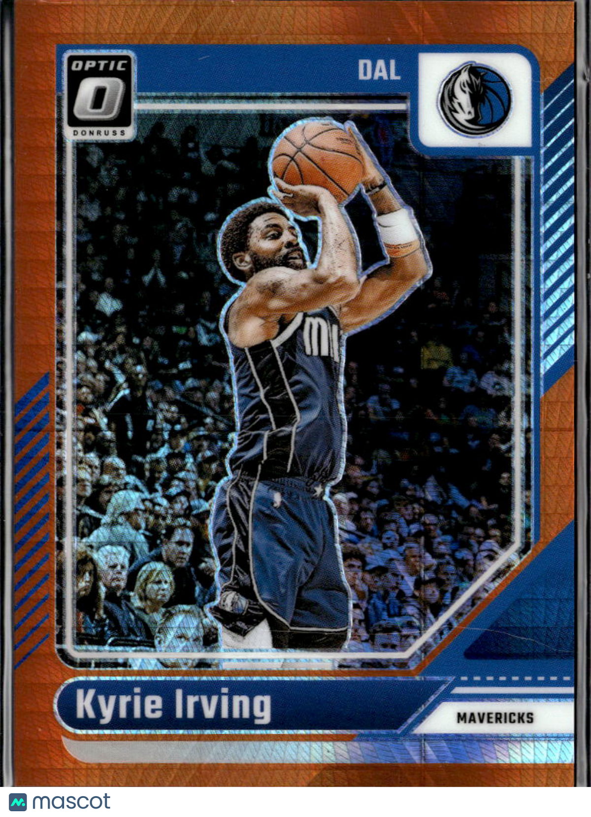 Kyrie Irving 2024-25 Optic Orange Prizm /299 Dallas Mavericks