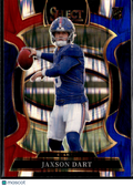 Jaxson Dart 2025 Select Red White Blue Shock Rookie RC New York Giants