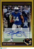 Bobby Wagner 2024 Score Auto Autograph GOLD 1/50 Seattle Seahawks Commanders