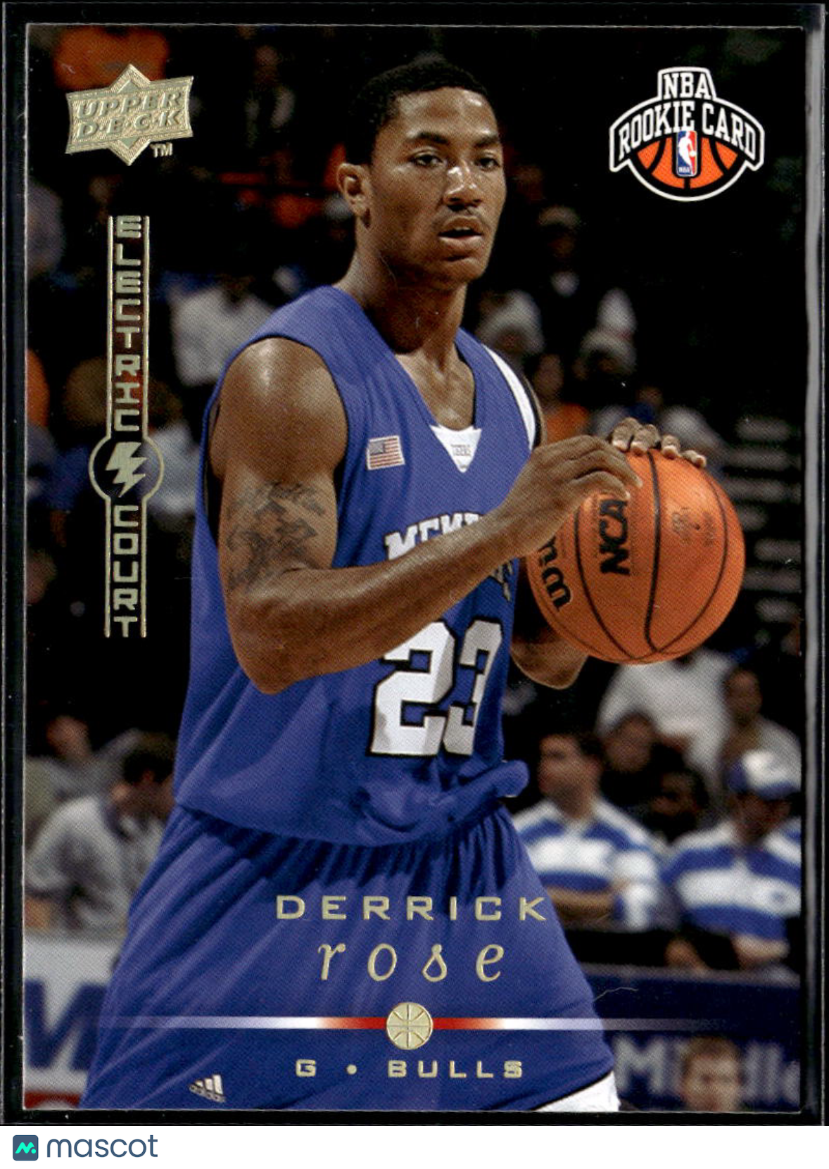 Derrick Rose 2008-09 Upper Deck Rookie RC Electric Court Chicago Bulls