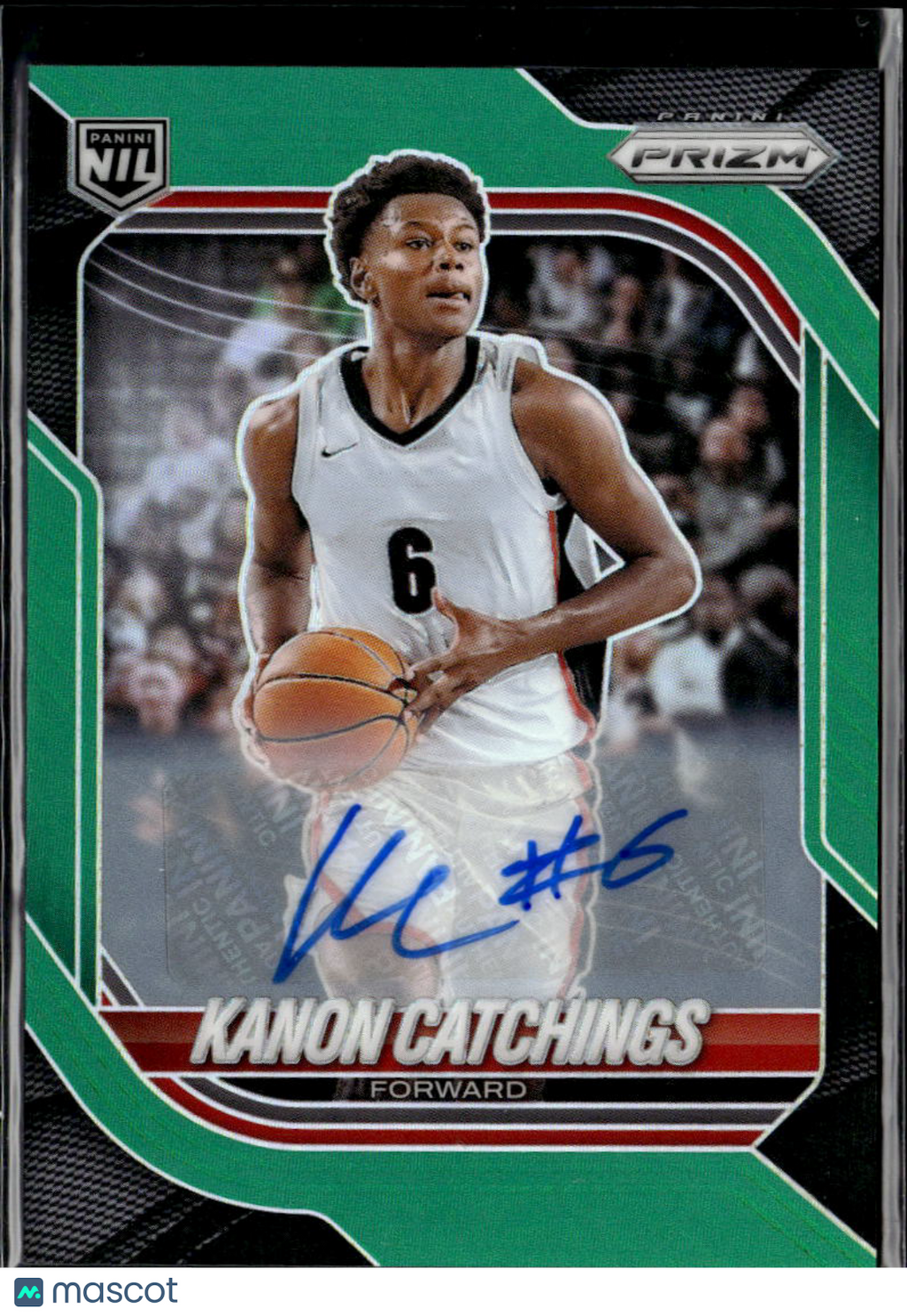 Kanon Catchings 2026 Panini Prizm NIL Auto Autograph RC Green BYU