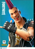 Riot 2019 Panini Fortnite Series 1 Rare Outfit #192