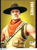 Sash Sergeant 2019 Panini Fortnite Series 1 Rare Outfit #195