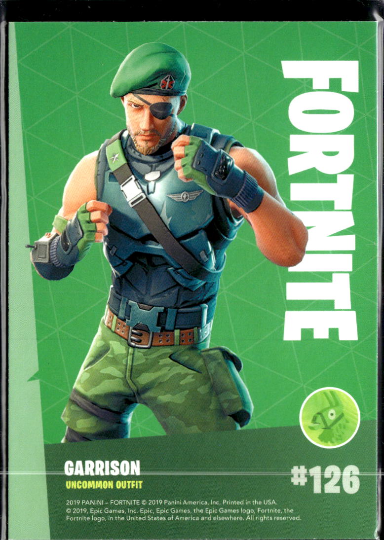 Garrison 2019 Panini Fortnite Series 1 #126