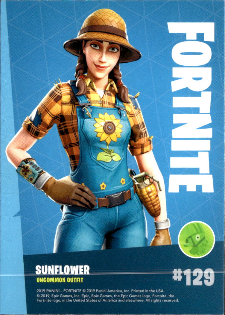 Sunflower 2019 Panini Fortnite Series 1 #129