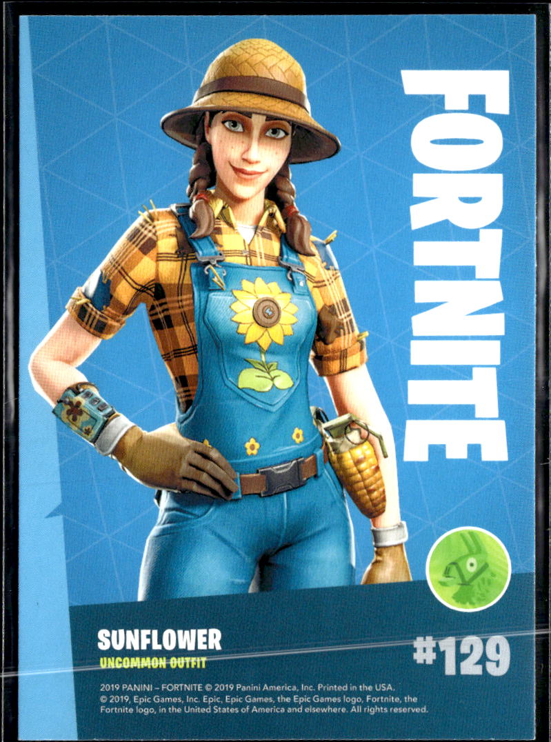 Sunflower 2019 Panini Fortnite Series 1 #129
