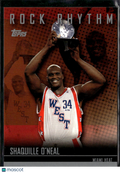 Shaquille O'Neal 2004 Topps Rock Rhythm Insert Miami Heat