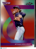 Ethan Holliday 2024 Leaf Vivid Rookie RC Colorado Rockies 4/8