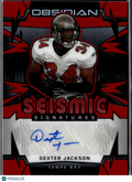 Dexter Jackson 2026 Obsidian Auto Autograph Red 85/99 Tampa Bay Buccaneers