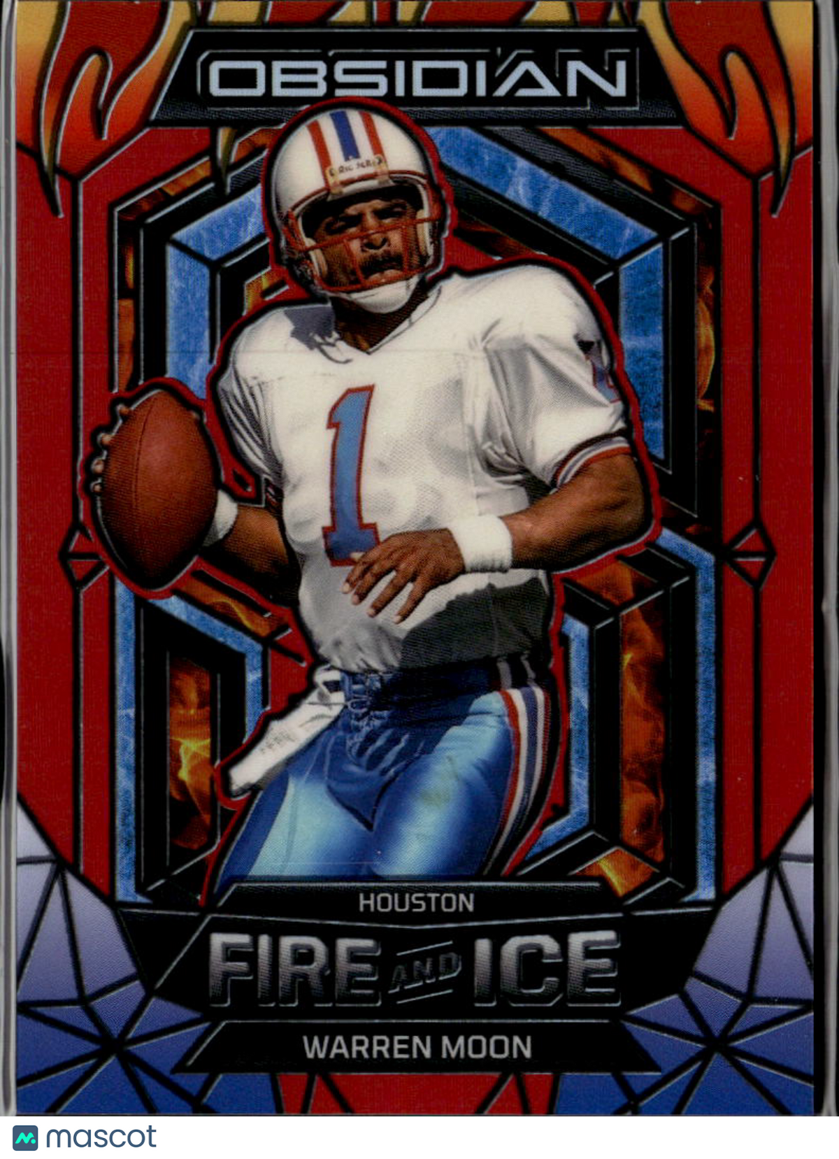 Warren Moon 2026 Panini Obsidian Fire And Ice 92/99 Houston Oilers