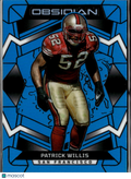 Patrick Willis 2026 Obsidian Electric Etch Blue 6/75 San Francisco 49ers