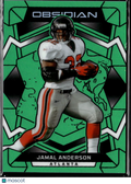 Jamal Anderson 2026 Panini Obsidian Green Electric Etch 33/49 Atlanta Falcons