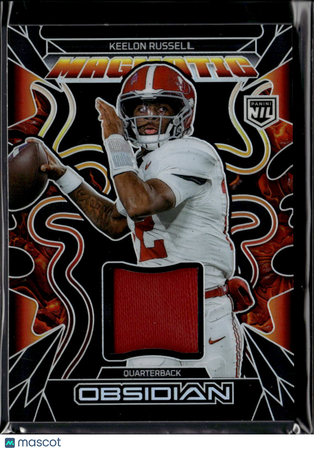 Keelon Russell 2026 Obsidian Jersey Patch RC Alabama Crimson Tide