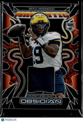 Bryce Underwood 2026 Obsidian Jersey Patch RC Michigan Wolverines