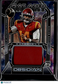 Jayden Maiava 2026 Obsidian Jersey Patch Rookie RC USC Trojans