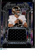 CJ Carr 2026 Obsidian Jersey Patch RC Notre Dame Fighting Irish