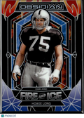 Howie Long 2026 Obsidian Fire And Ice Oakland Raiders