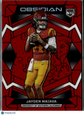 Jayden Maiava 2026 Obsidian Red Flood Rookie RC 15/149 USC Trojans
