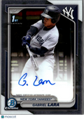Gabriel Lara 2024 Bowman Chrome 1st Auto Autograph New York Yankees