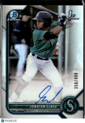 Jonatan Clase 2022 Bowman Chrome 1st Auto Autograph /499 Seattle Mariners