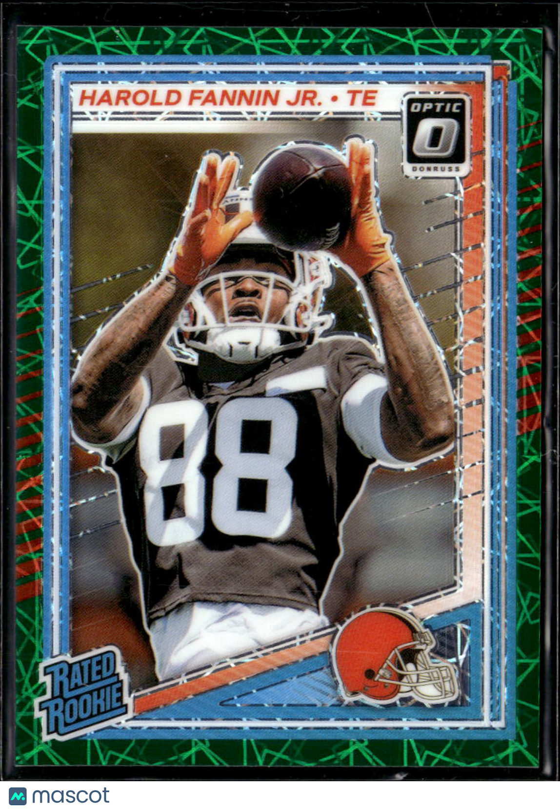Harold Fannin Jr. 2025 Optic Rated Rookie Green Velocity Cleveland Browns