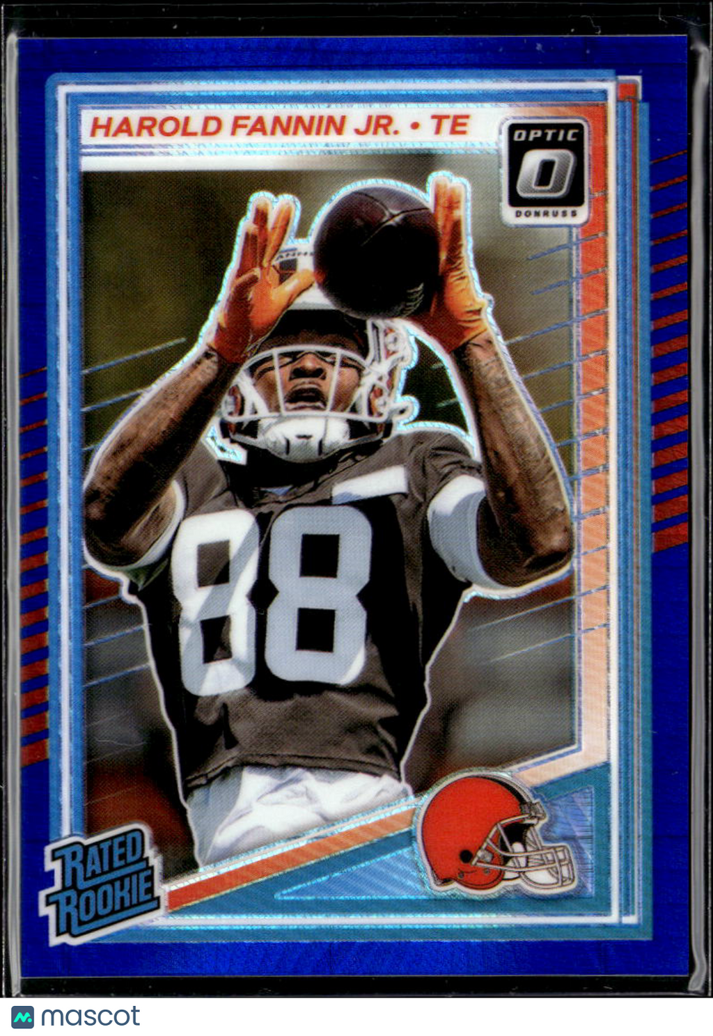 Harold Fannin Jr. 2025 Optic Rated Rookie Blue Hyper Cleveland Browns