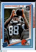 Harold Fannin Jr. 2025 Optic Rated Rookie Holo Cleveland Browns