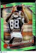 Harold Fannin Jr. 2025 Panini Prizm RC Green Pulsar Cleveland Browns