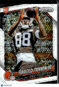 Harold Fannin Jr. 2025 Prizm White Disco RC Cleveland Browns