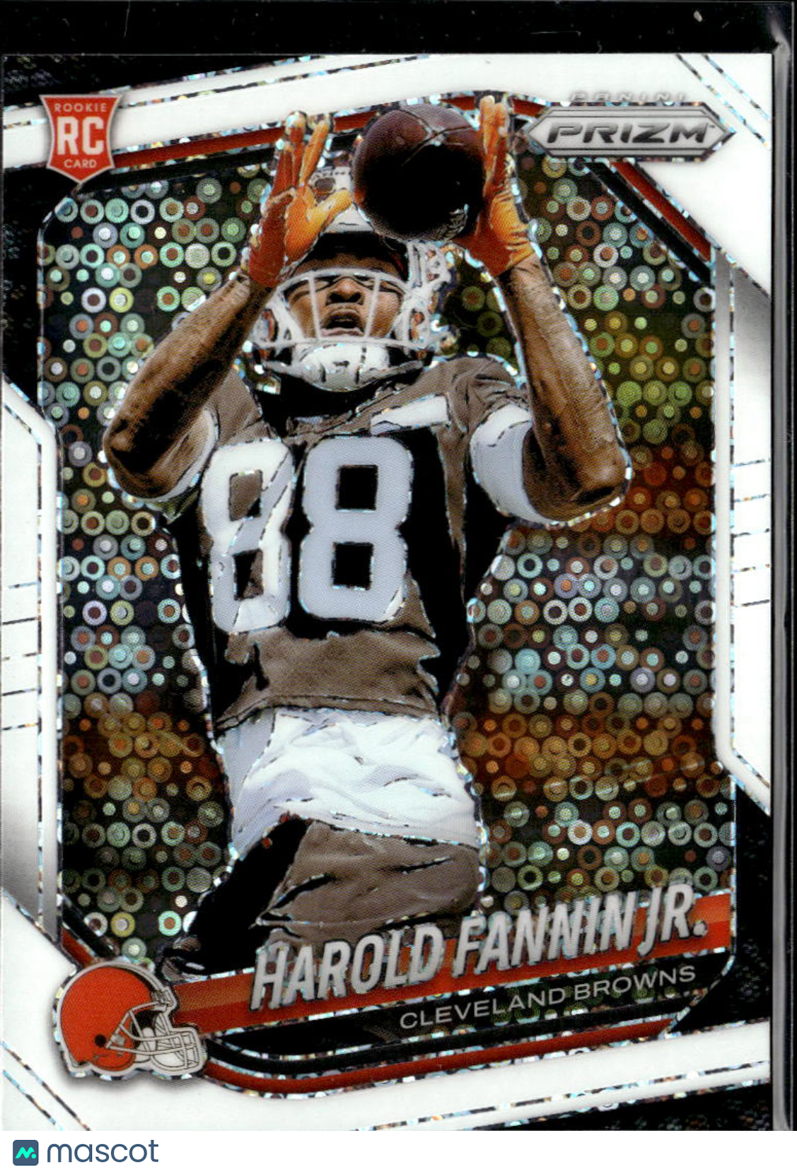 Harold Fannin Jr. 2025 Prizm White Disco RC Cleveland Browns