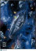 You're Not Actually Going to an Astroid Field Topps Star Wars Galaxy Refractor