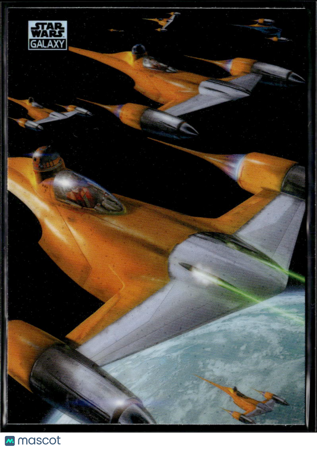 Naboo Space Battle 2026 Topps Star Wars Galaxy Refractor #88