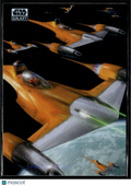 Naboo Space Battle 2026 Topps Star Wars Galaxy Refractor #88
