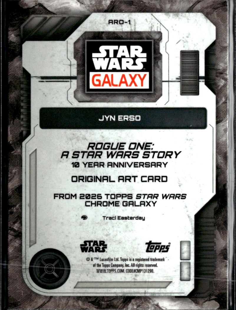 Jun Erso 2026 Topps Star Wars Galaxy Refractor #ARO-1