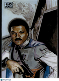 Lando Calrissian 2026 Topps Star Wars Galaxy Refractor #90