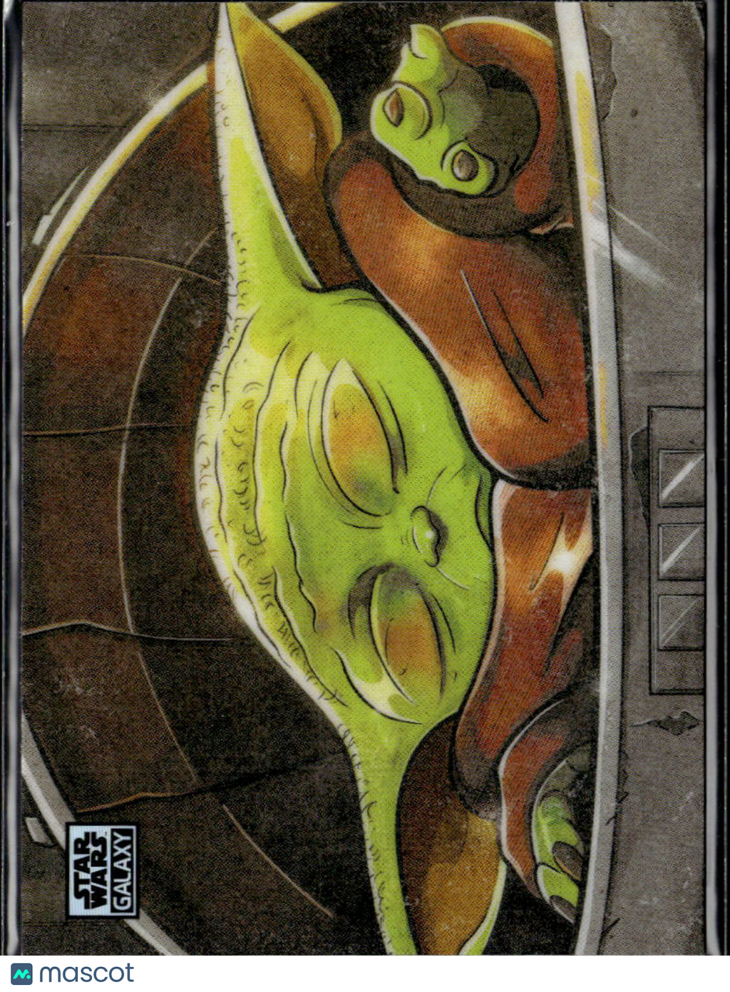 Grogu 2026 Topps Star Wars Galaxy Refractor #49