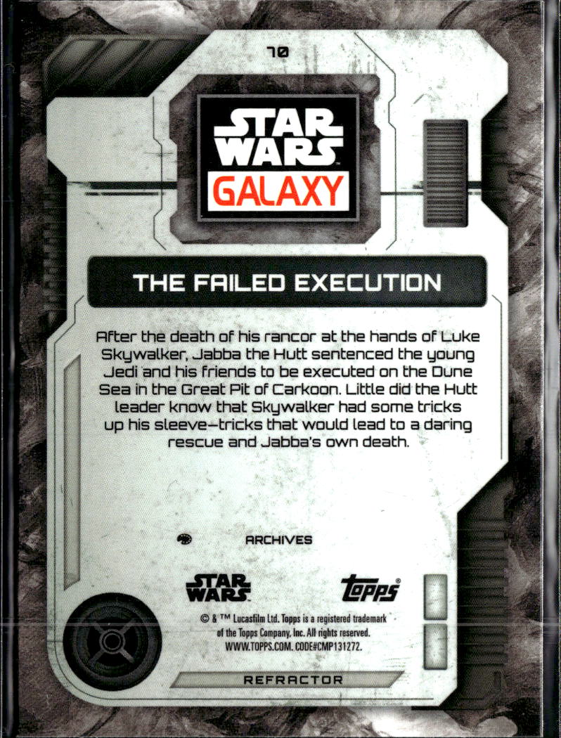 The Failed Execution 2026 Topps Star Wars Galaxy Refractor #70