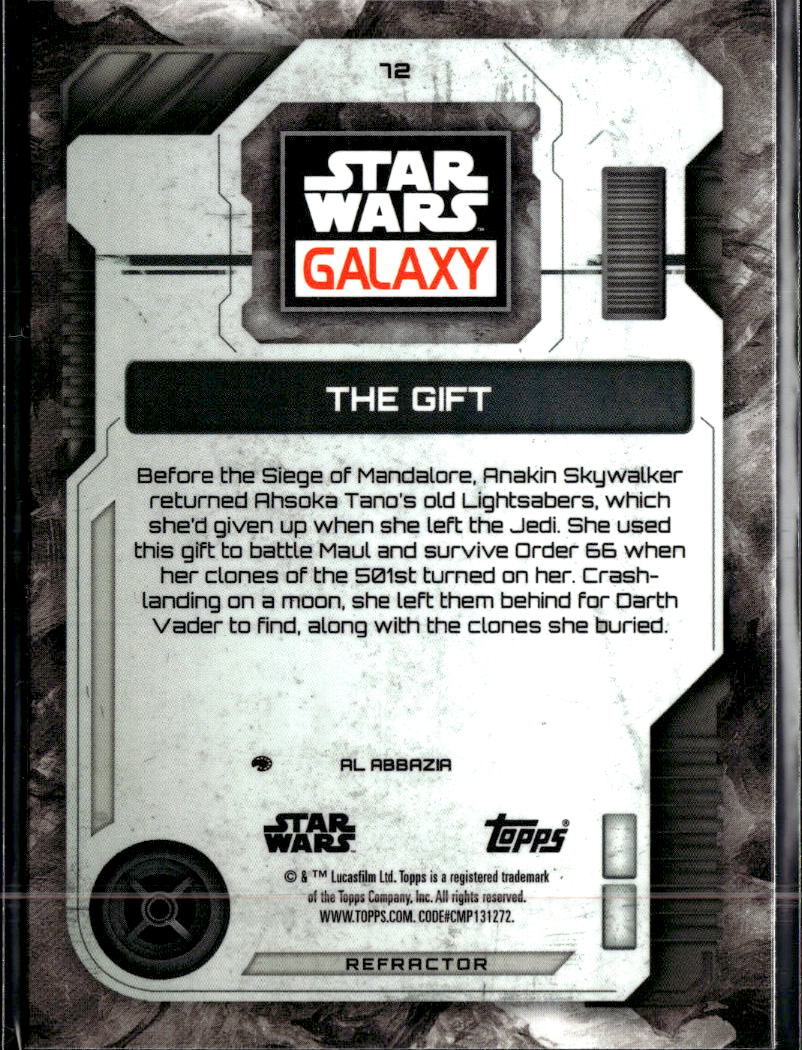 The Gift 2026 Topps Star Wars Galaxy Refractor #72