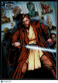 Obi-Wan Kenobi on the Run 2026 Topps Star Wars Galaxy Refractor #89