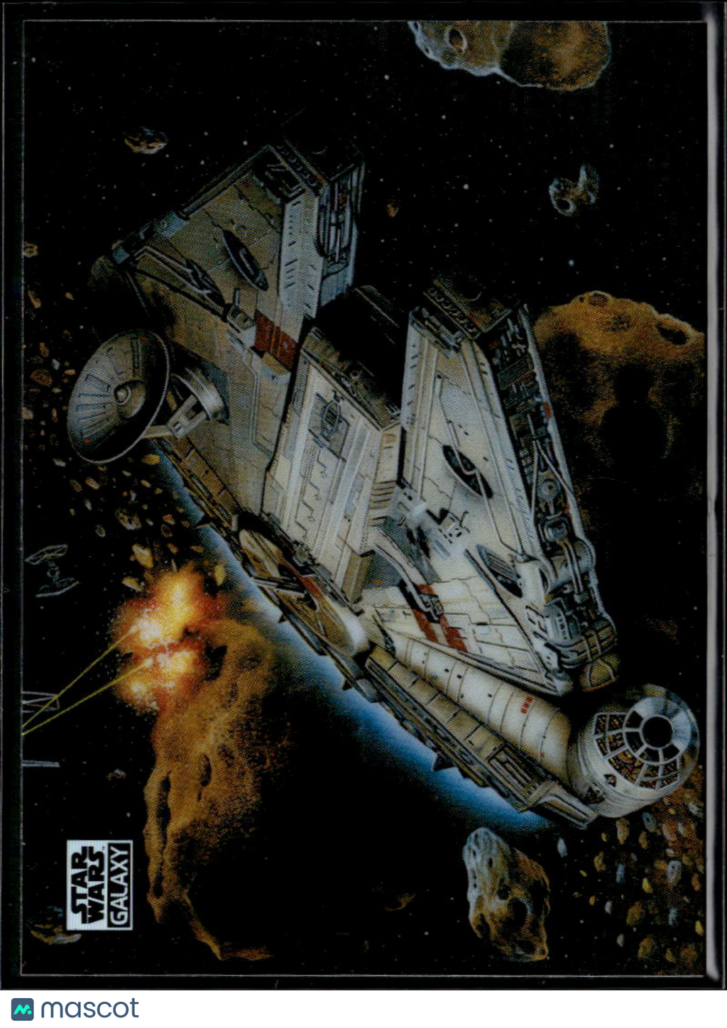 Through The Asteroid Field 2026 Topps Star Wars Galaxy Refractor #66