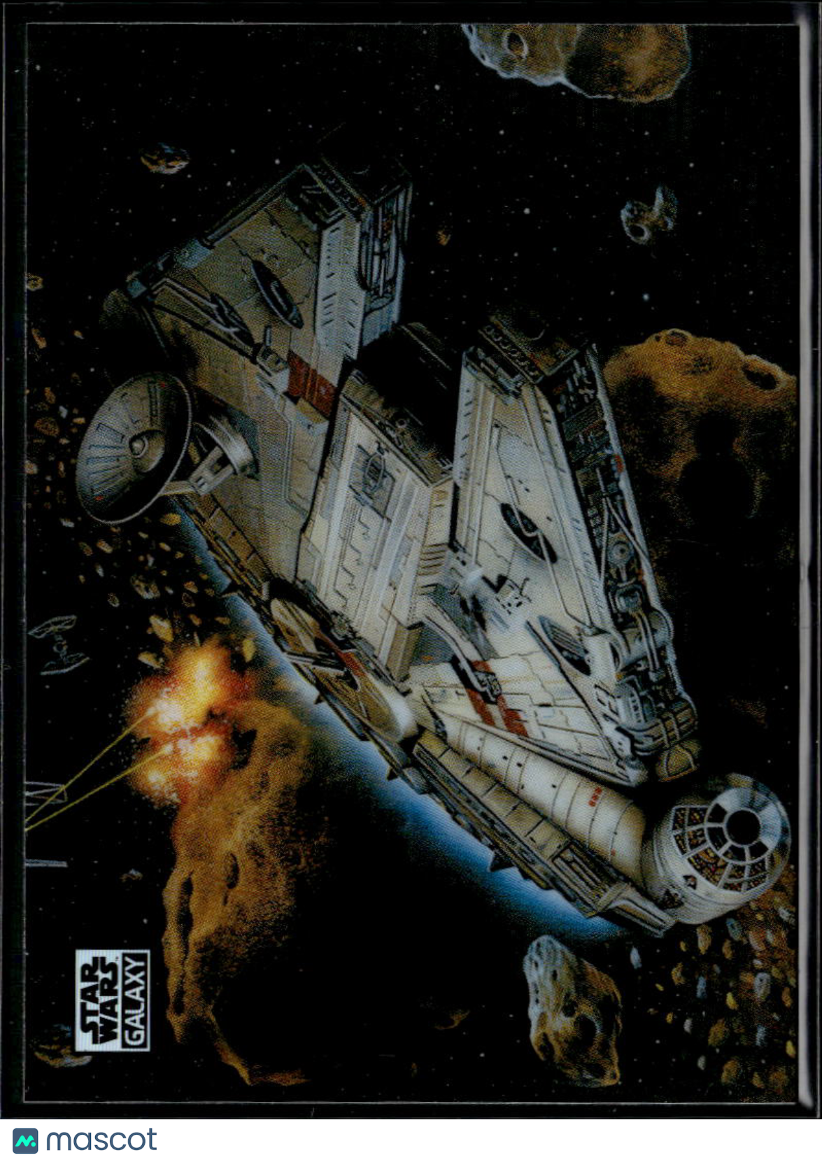 Through The Asteroid Field 2026 Topps Star Wars Galaxy Refractor #66