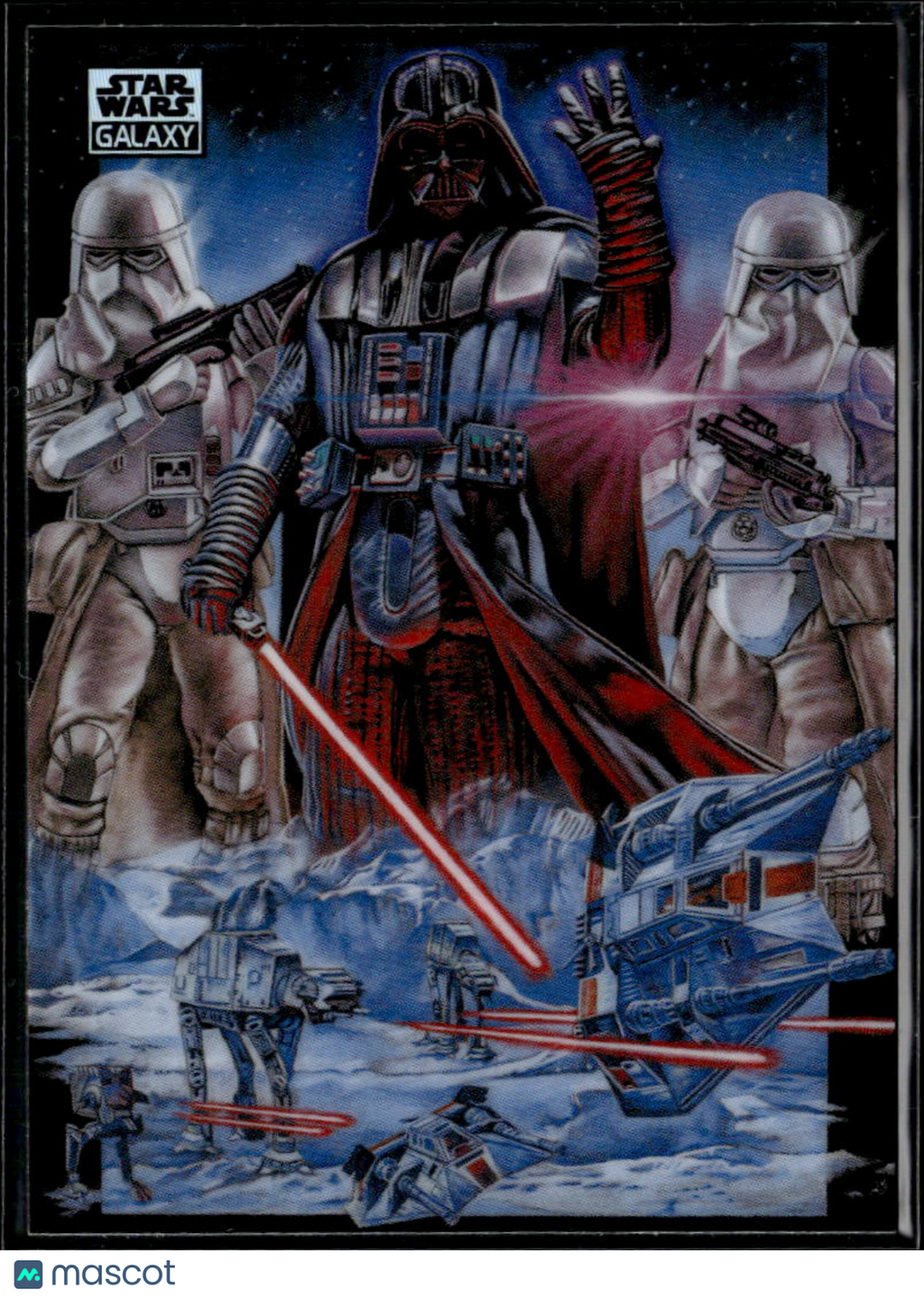 Darth Vader At Hoth 2026 Topps Star Wars Galaxy Refractor #45
