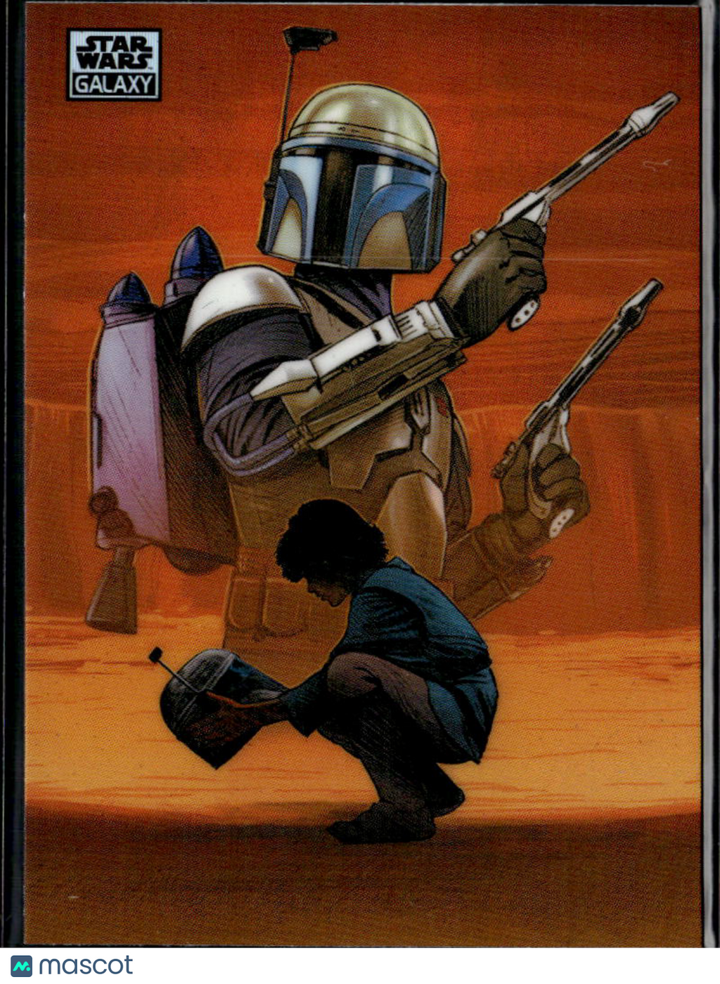 Jango Fett's Legacy 2026 Topps Star Wars Galaxy Refractor #20