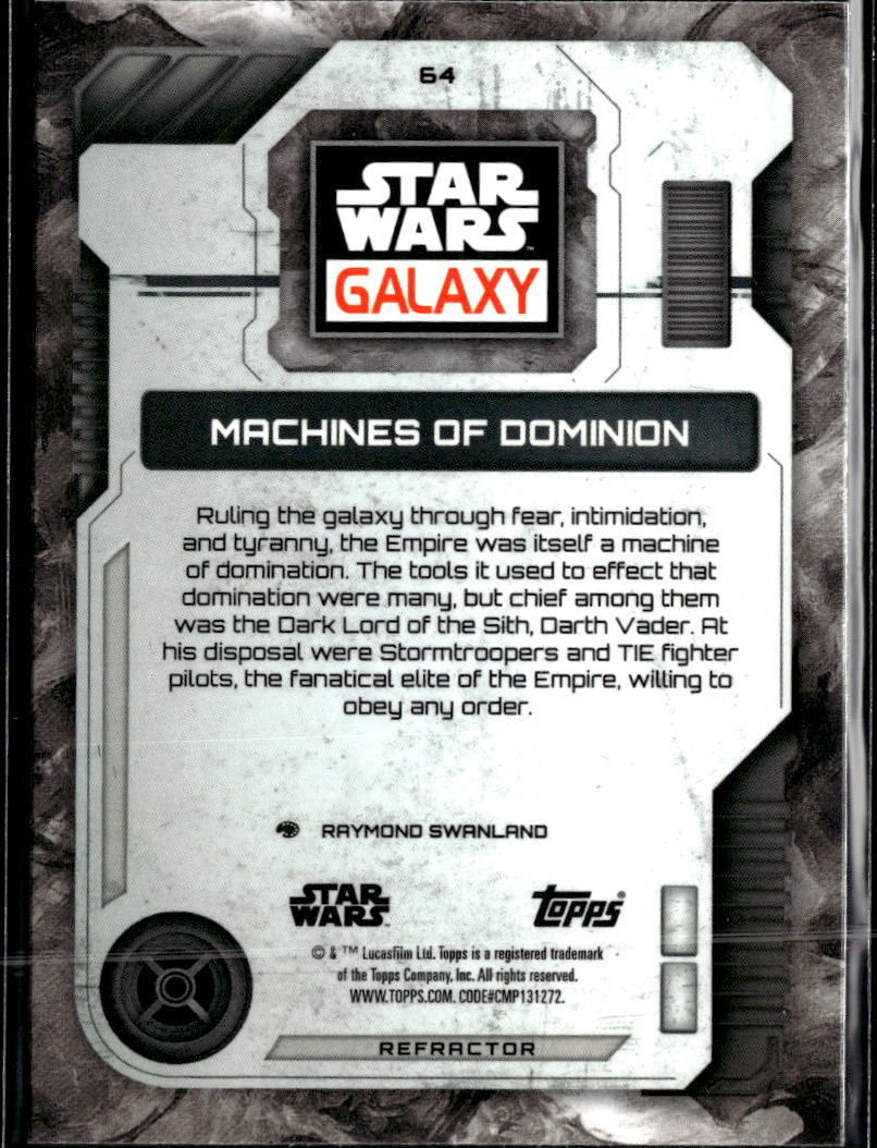 Machines of Dominion 2026 Topps Star Wars Galaxy Refractor #64