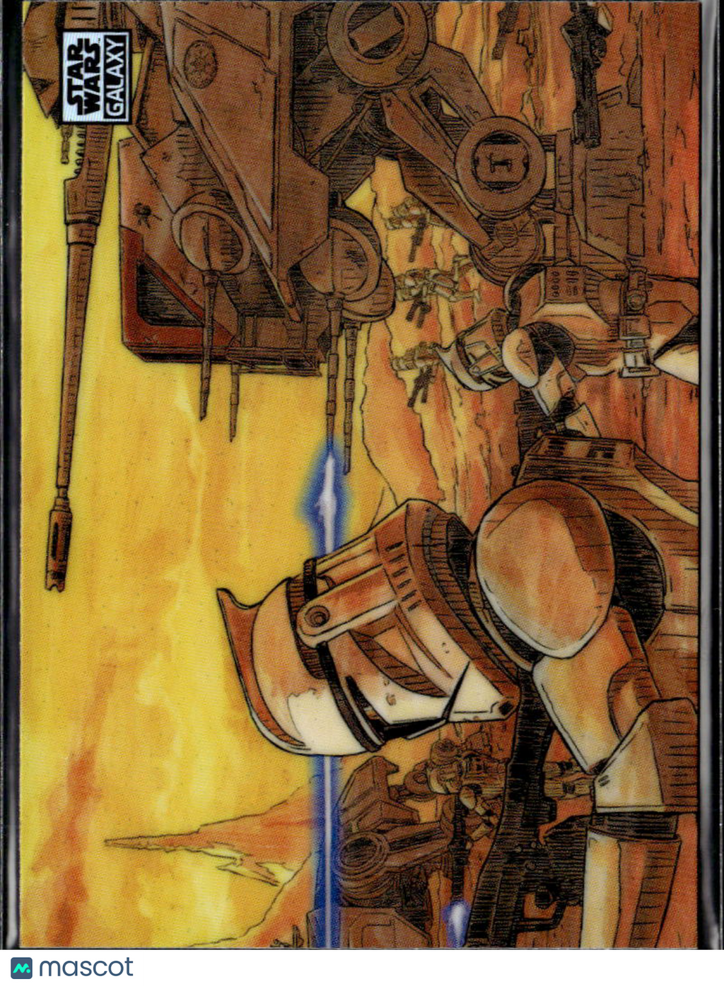 The Clones Advance 2026 Topps Star Wars Galaxy Refractor #75