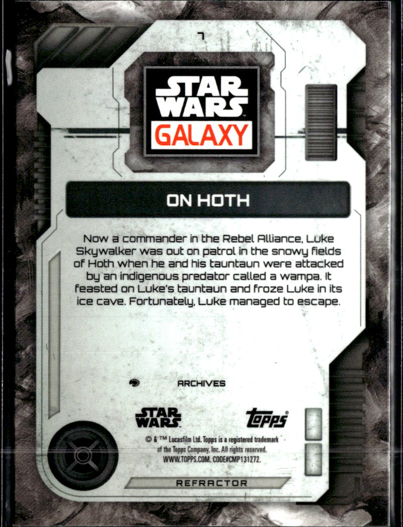 On-Hoth 2026 Topps Star Wars Galaxy Refractor #7