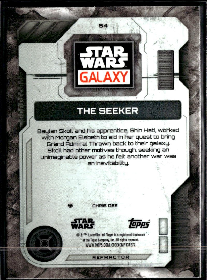 The Seeker 2026 Topps Star Wars Galaxy Refractor #54