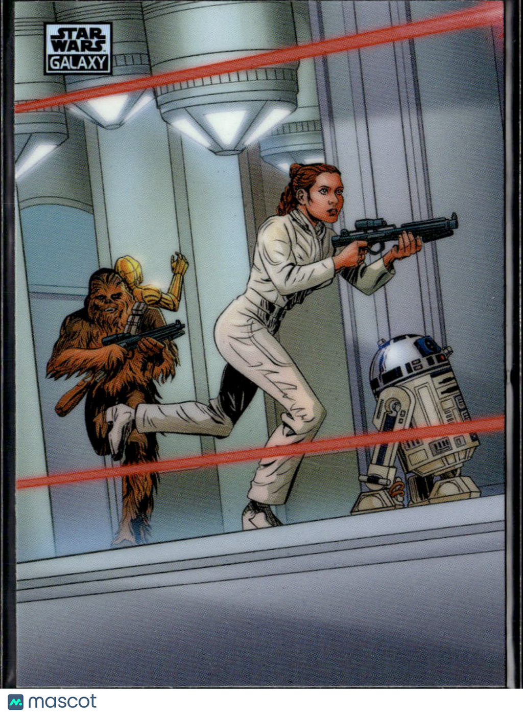 Cloud City Escape 2026 Topps Star Wars Galaxy Refractor #24
