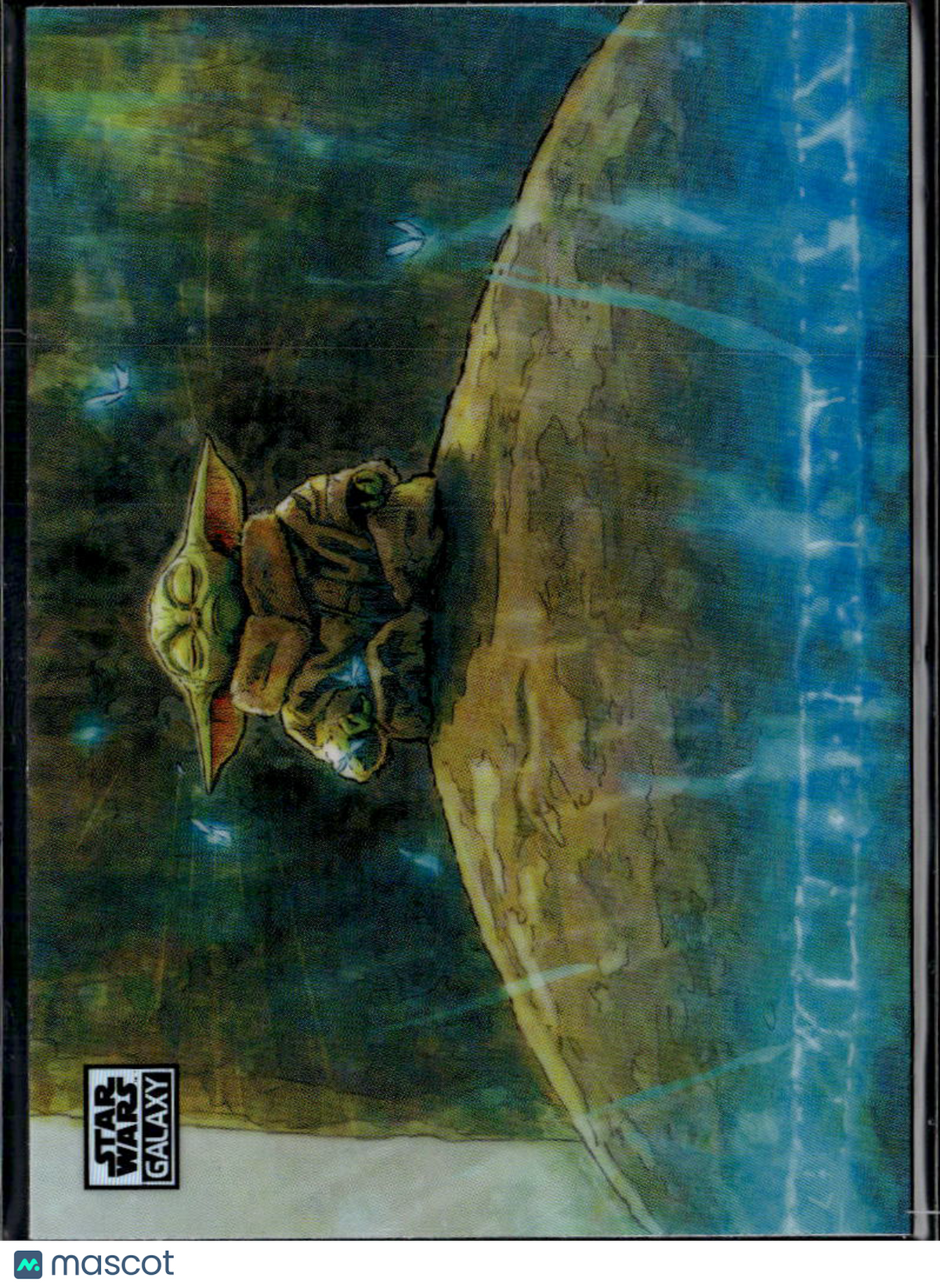 Grogu Reaches Out 2026 Topps Star Wars Galaxy Refractor #100